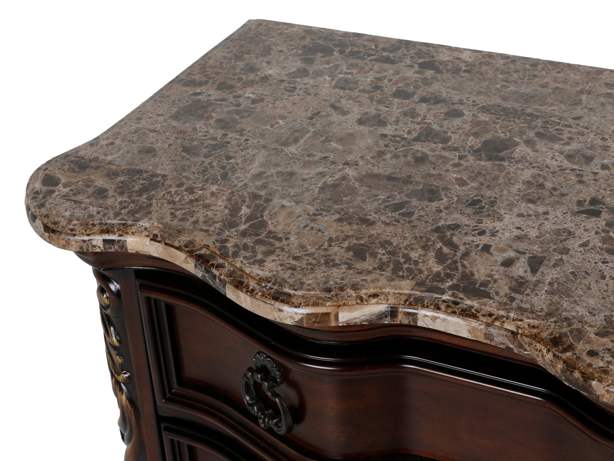 Traditional style 3-drawer Nightstand