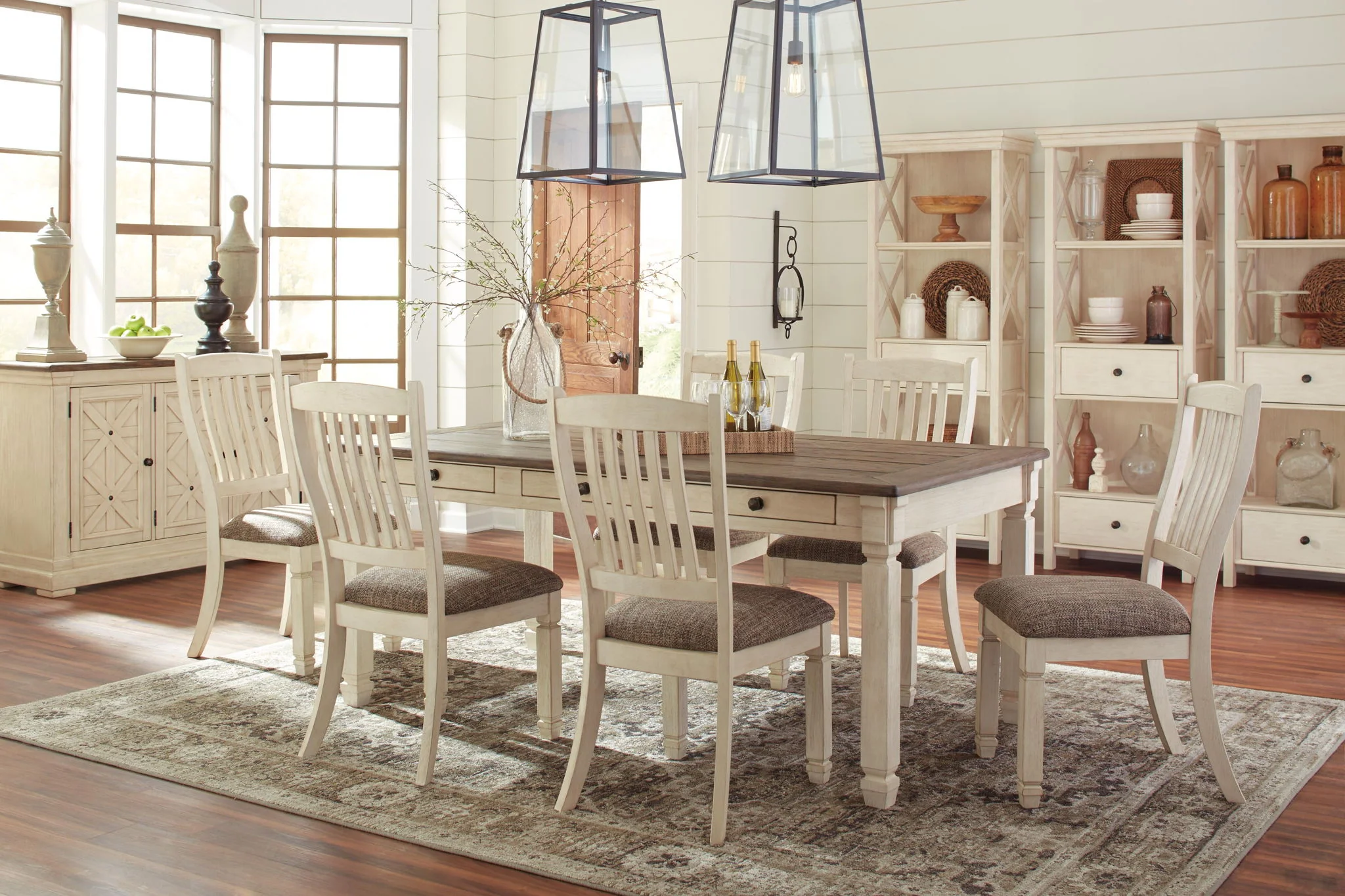 6520-bolanburg-dining-uph-side-chair-set-of-2-rake-back-brown-beige-13.webp Bolanburg - Dining UPH Side Chair (Set of 2) - Rake Back - Brown / Beige