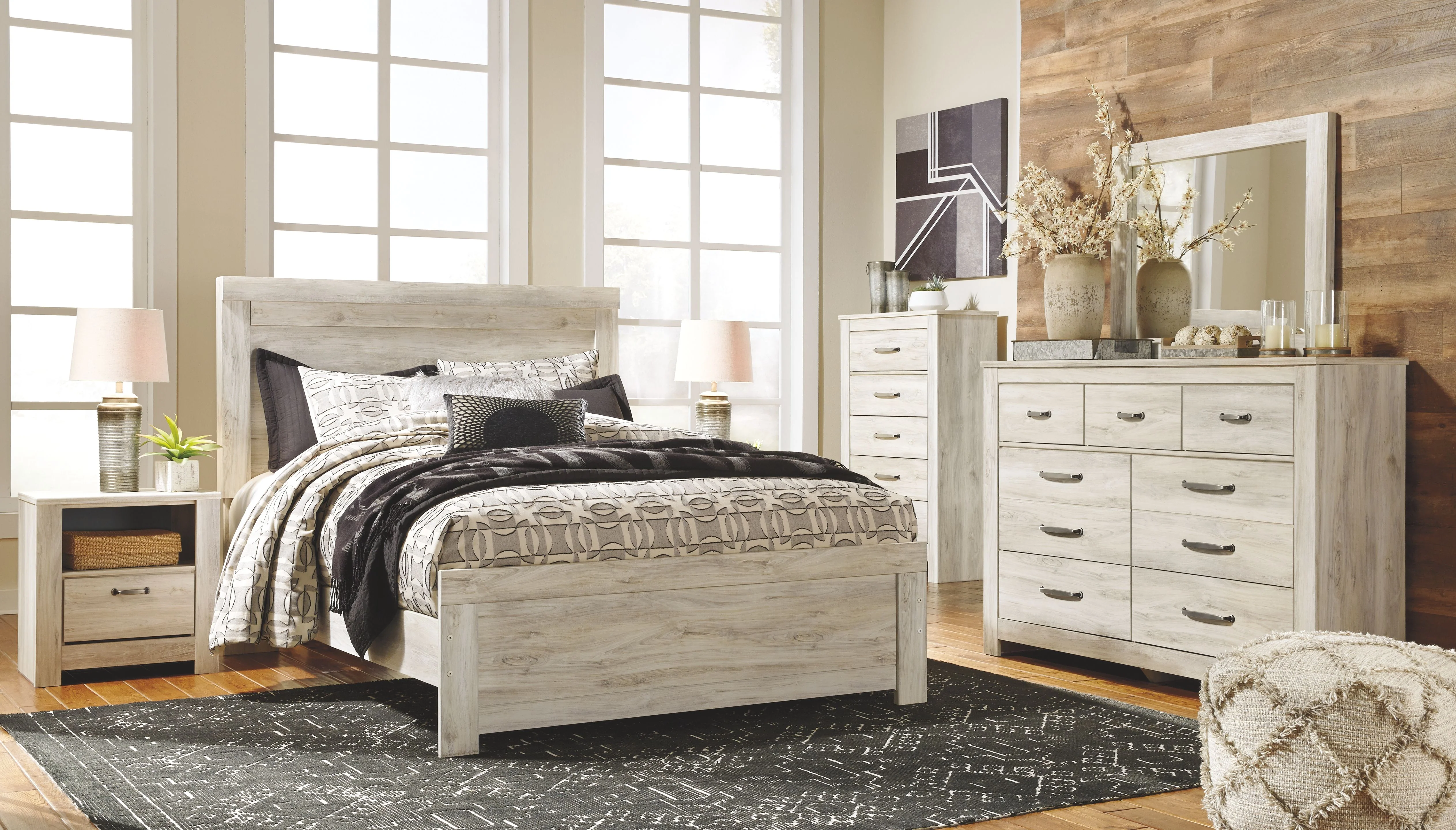 6540-bellaby-five-drawer-chest-whitewash-4.webp Bellaby - Five Drawer Chest - Whitewash