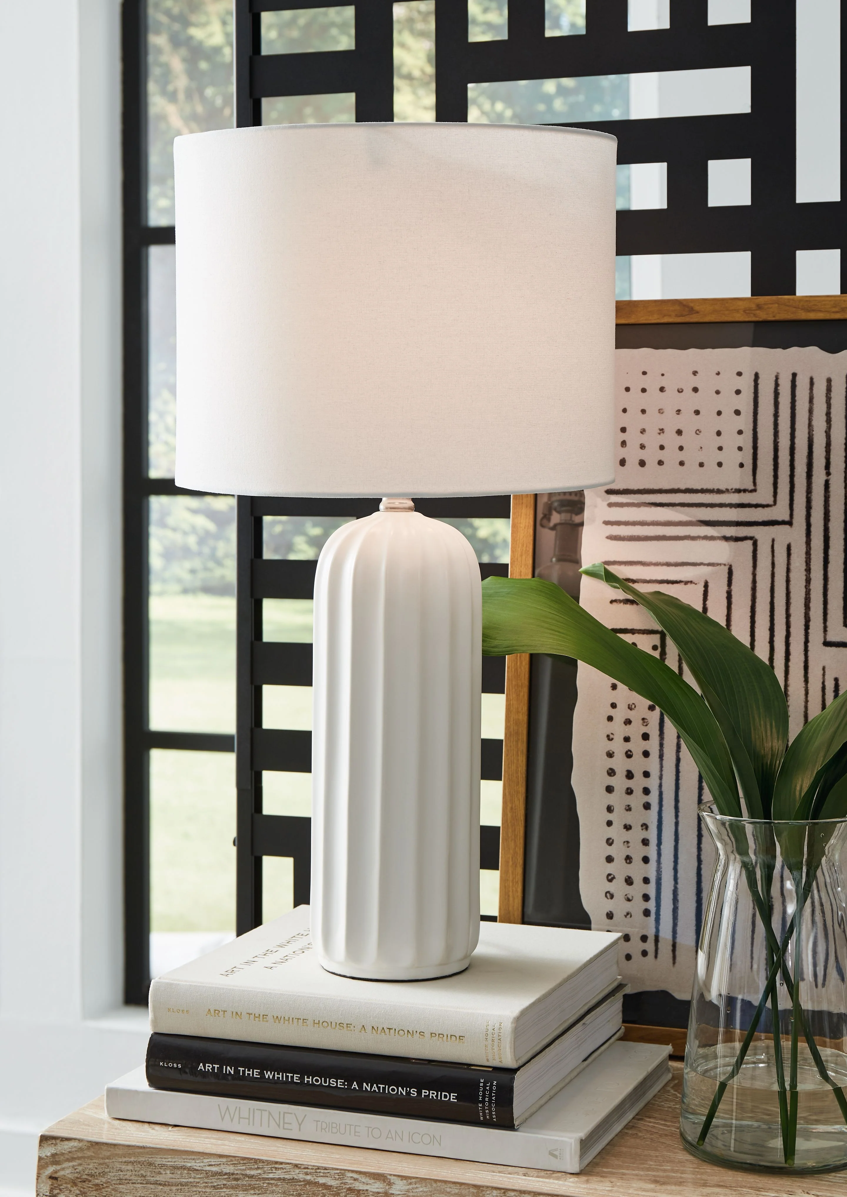 6552-clarkland-ceramic-table-lamp-set-of-2-white-3.webp Clarkland - Ceramic Table Lamp (Set of 2) - White