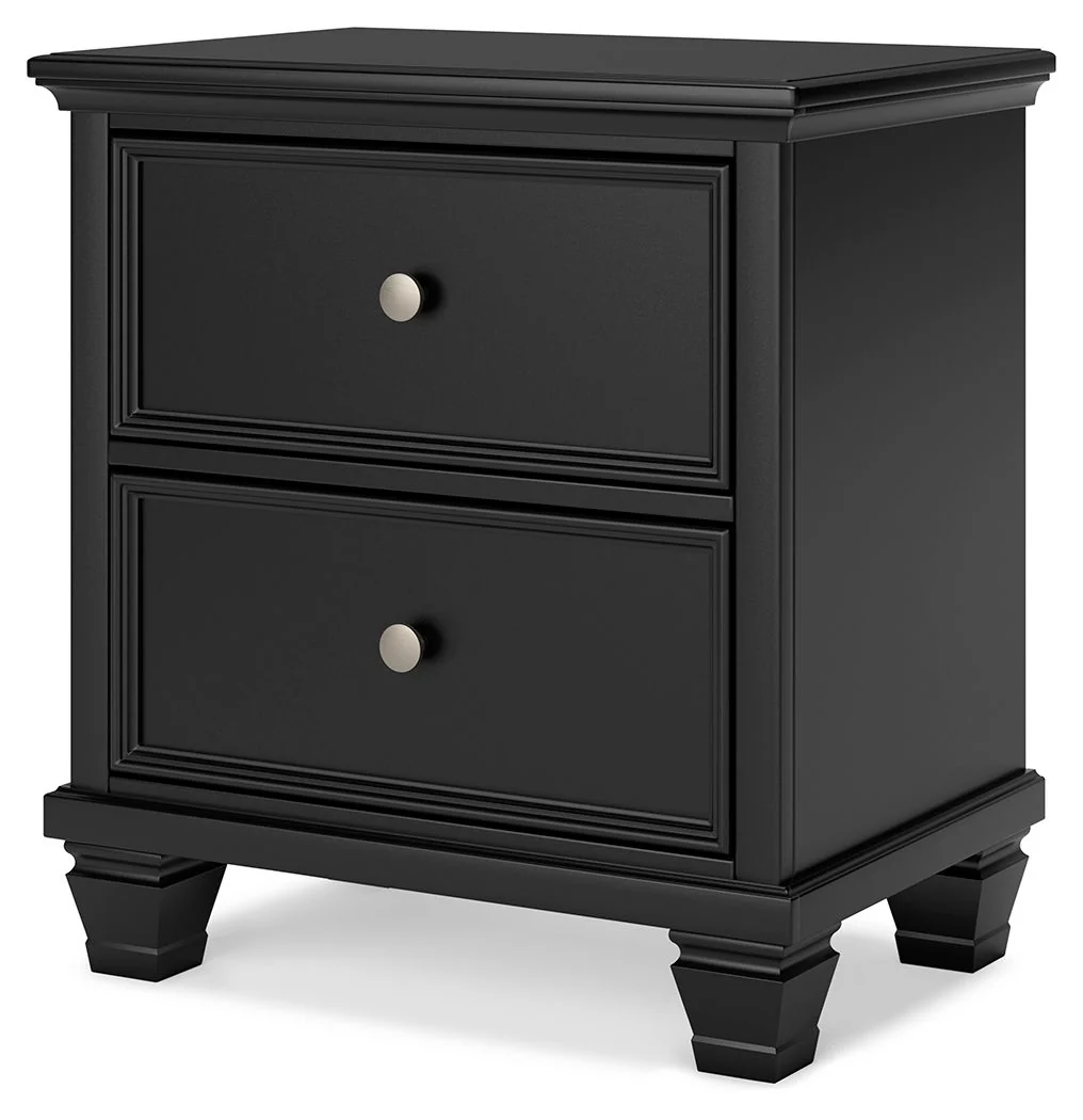 6553-lanolee-two-drawer-nightstand-black-2.webp Lanolee - Two Drawer Nightstand - Black