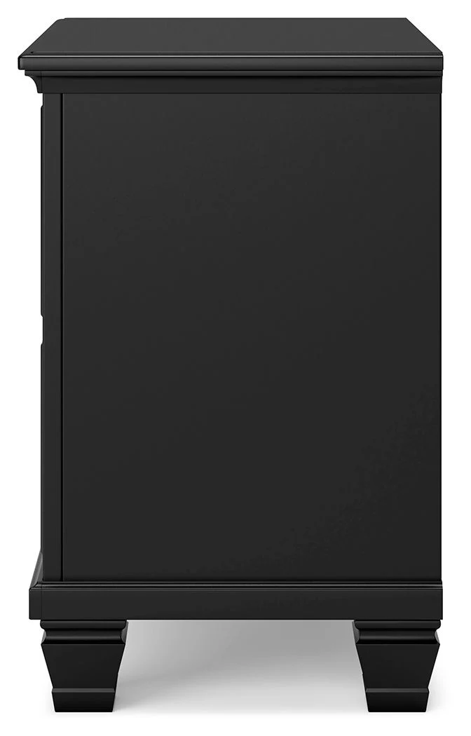 6553-lanolee-two-drawer-nightstand-black-5.webp Lanolee - Two Drawer Nightstand - Black