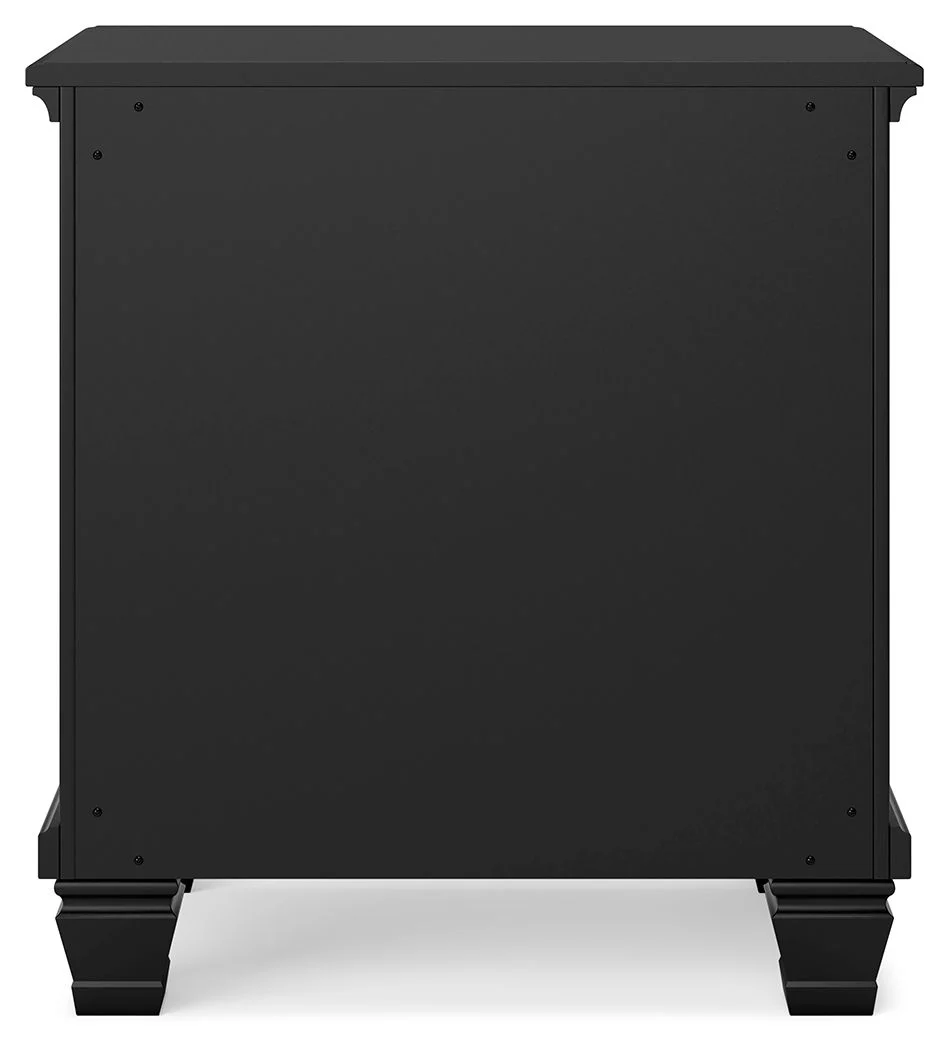 6553-lanolee-two-drawer-nightstand-black-6.webp Lanolee - Two Drawer Nightstand - Black