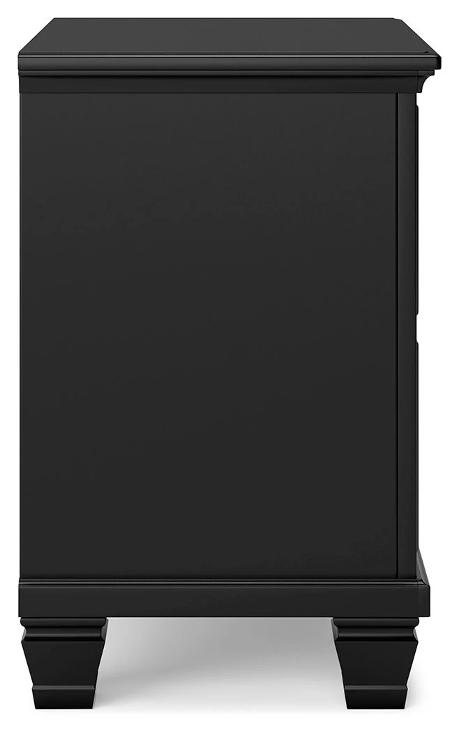 6553-lanolee-two-drawer-nightstand-black-7.webp Lanolee - Two Drawer Nightstand - Black