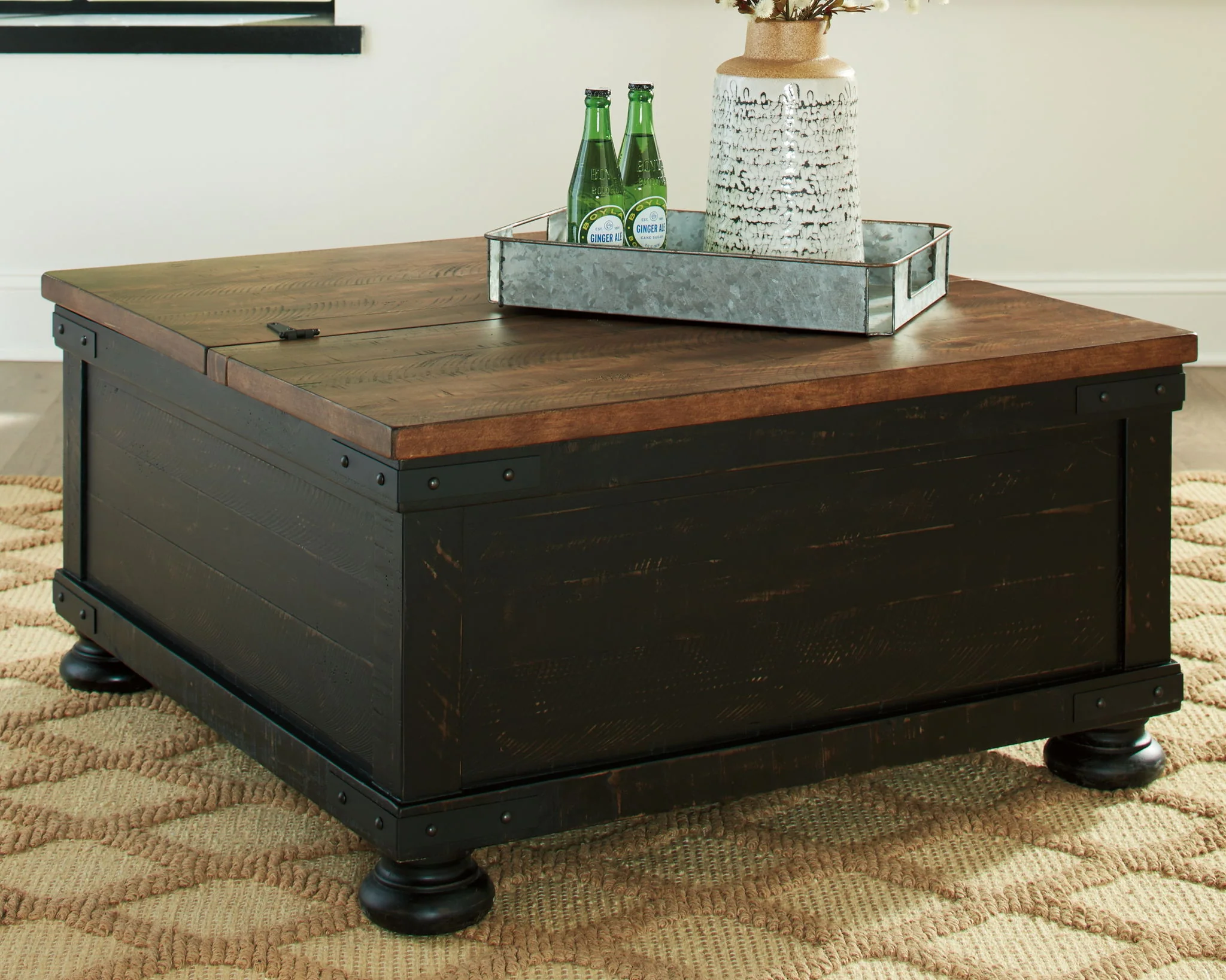 6563-valebeck-lift-top-cocktail-table-black-brown-2.webp Valebeck - Lift Top Cocktail Table - Black / Brown