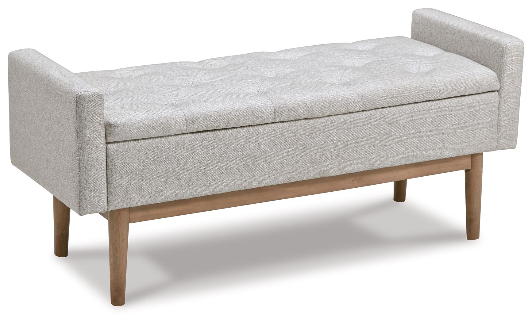 6566-briarson-storage-bench-beige-brown-1.jpg Briarson - Storage Bench - Beige / Brown