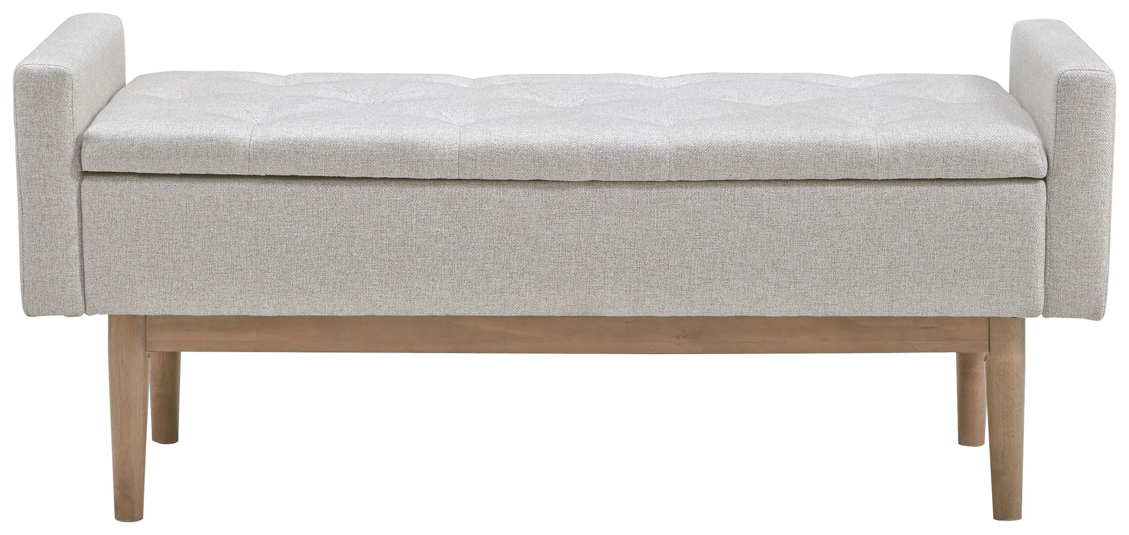 6566-briarson-storage-bench-beige-brown-3.jpg Briarson - Storage Bench - Beige / Brown