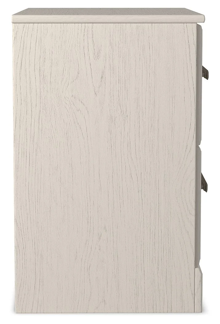 6573-stelsie-two-drawer-night-stand-white-2.webp Stelsie - Two Drawer Night Stand - White