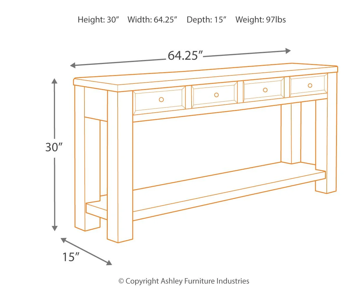6578-gavelston-sofa-table-black-2.webp Gavelston - Sofa Table - Black