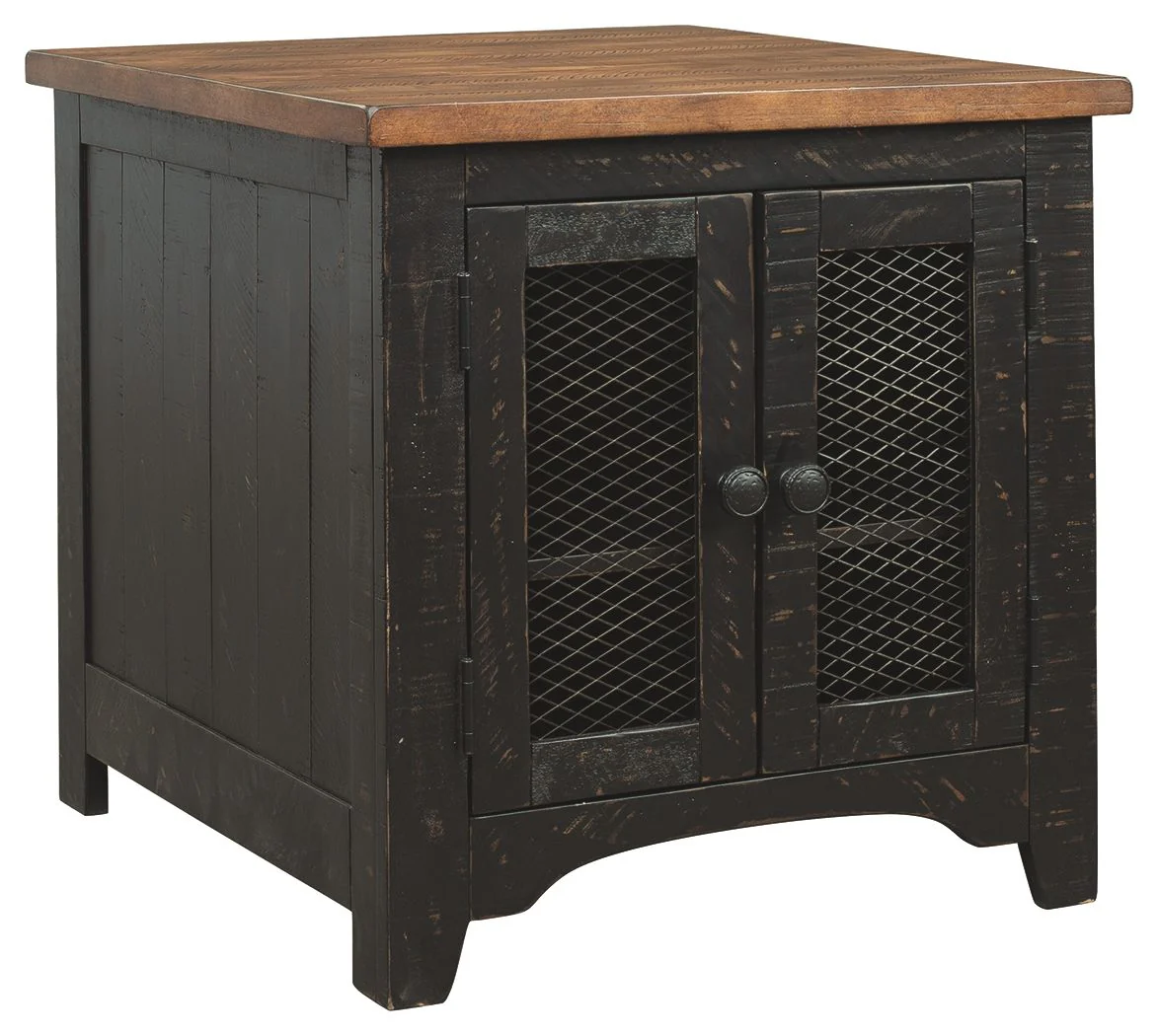 6582-valebeck-rectangular-end-table-black-brown-1.webp Valebeck - Rectangular End Table - Black / Brown