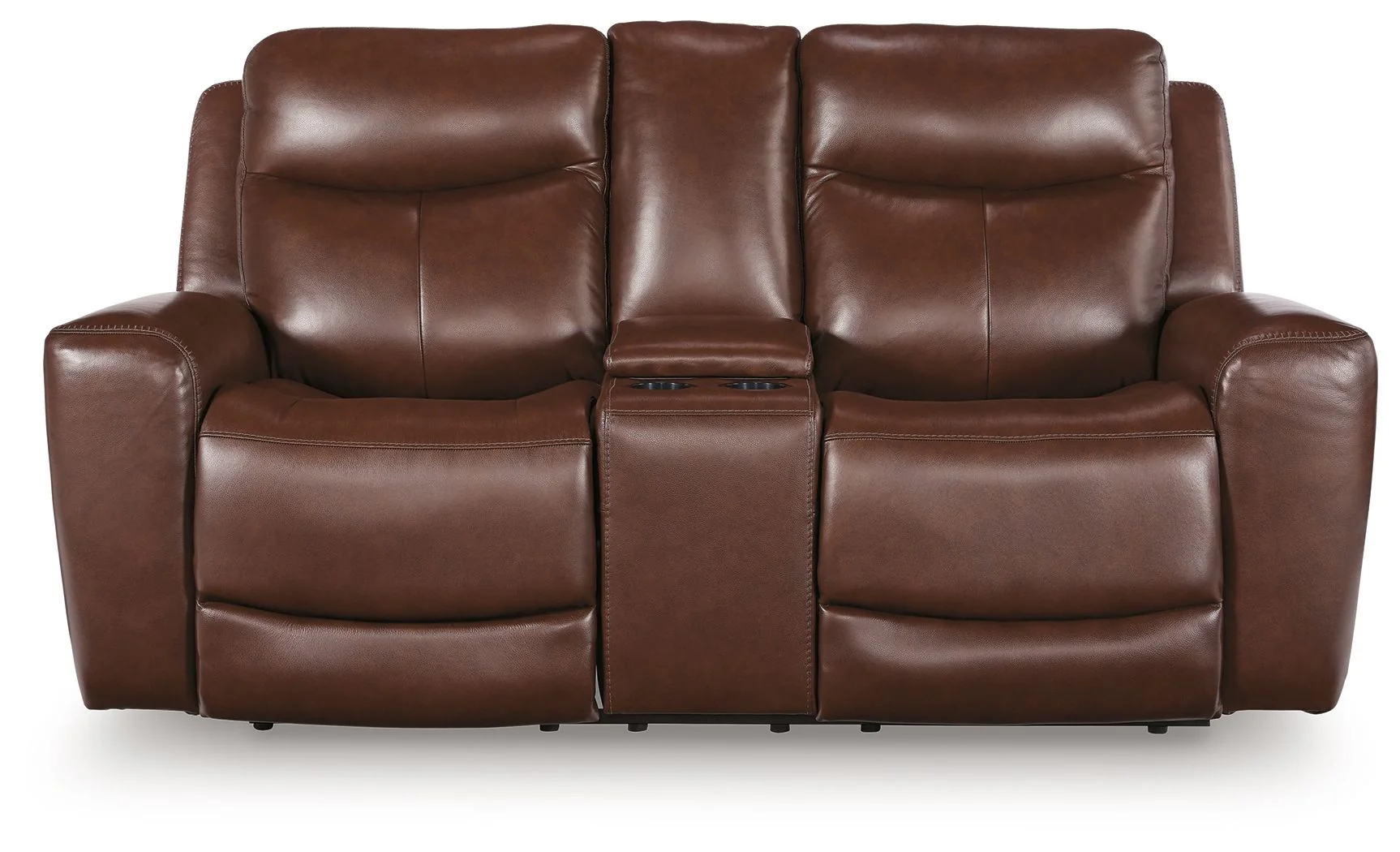 Bexhurst - Power Reclining Loveseat With Console / Adjustable Headrest