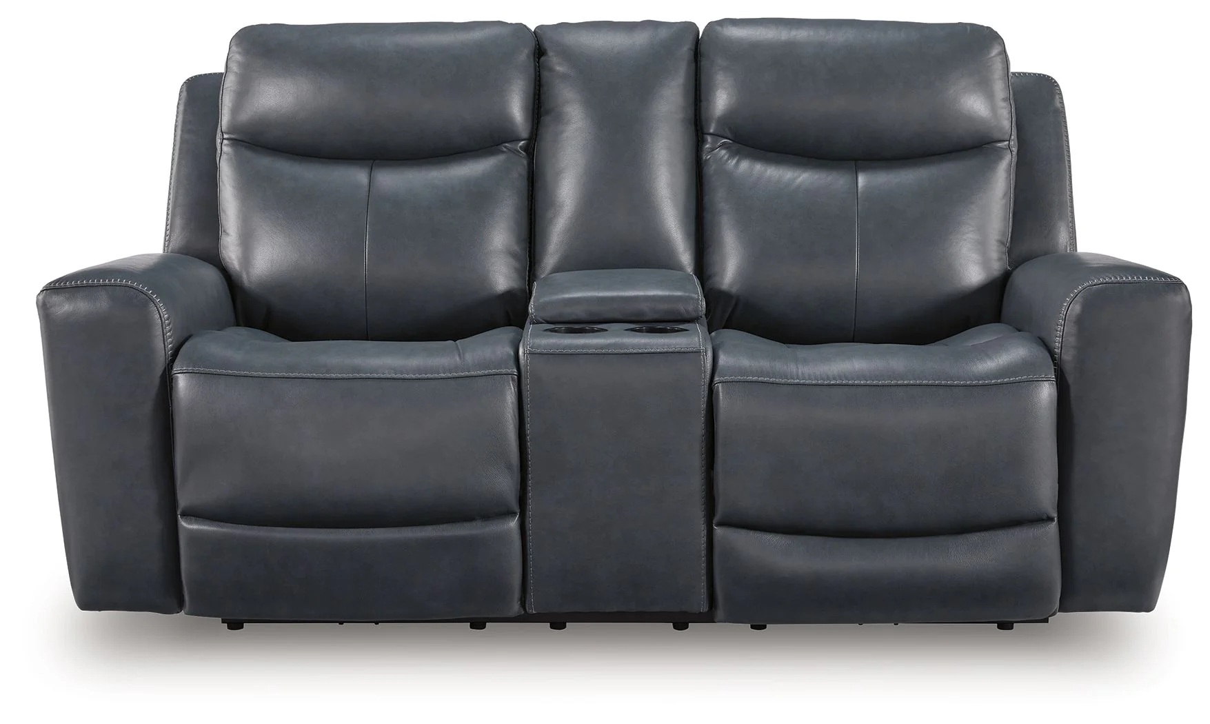 Bexhurst - Power Reclining Loveseat With Console / Adjustable Headrest