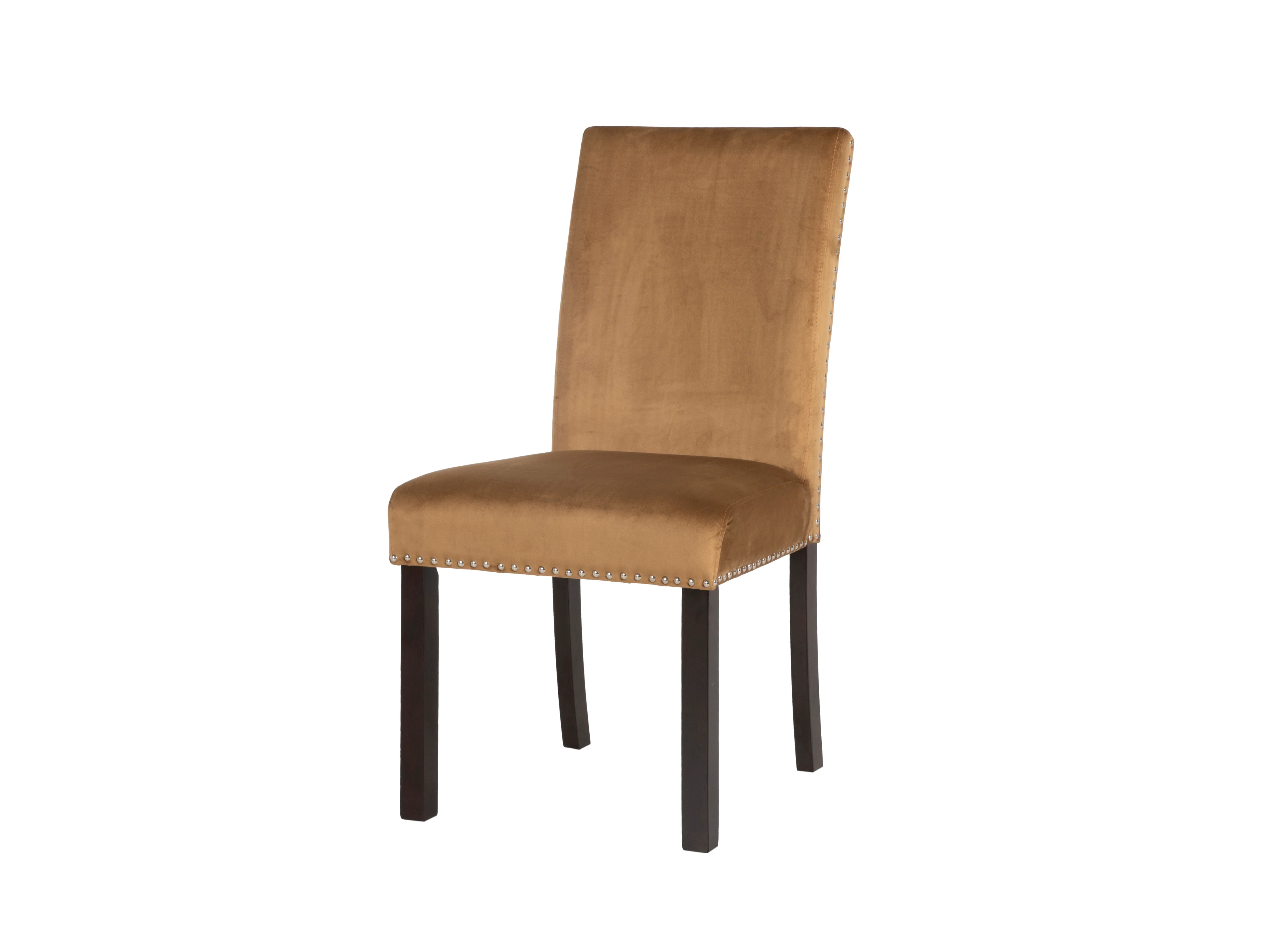 Faux Marble Top Writing Desk & Upholstered Chair Set (Dark Brown)
