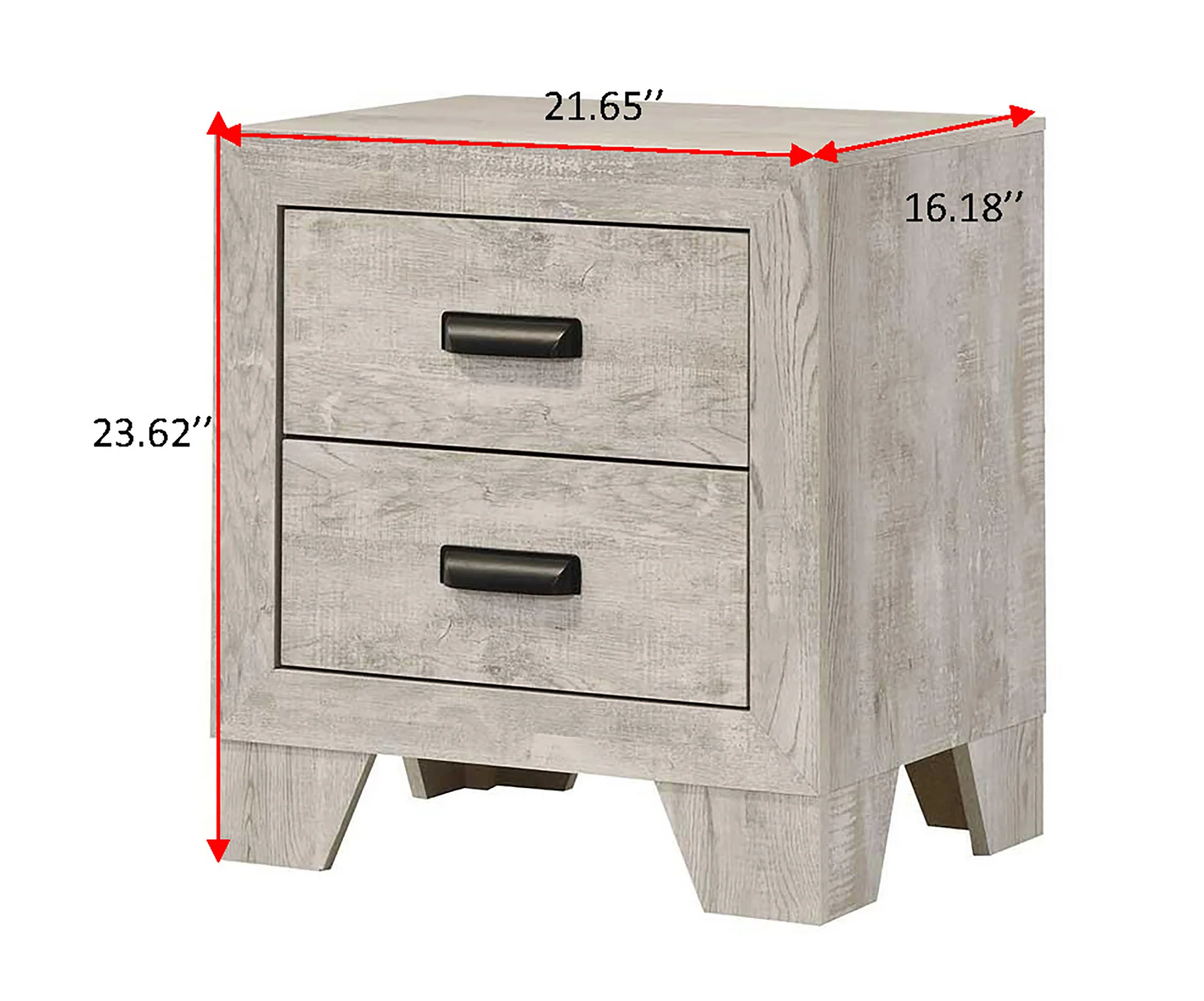 Millie Night Stand-White