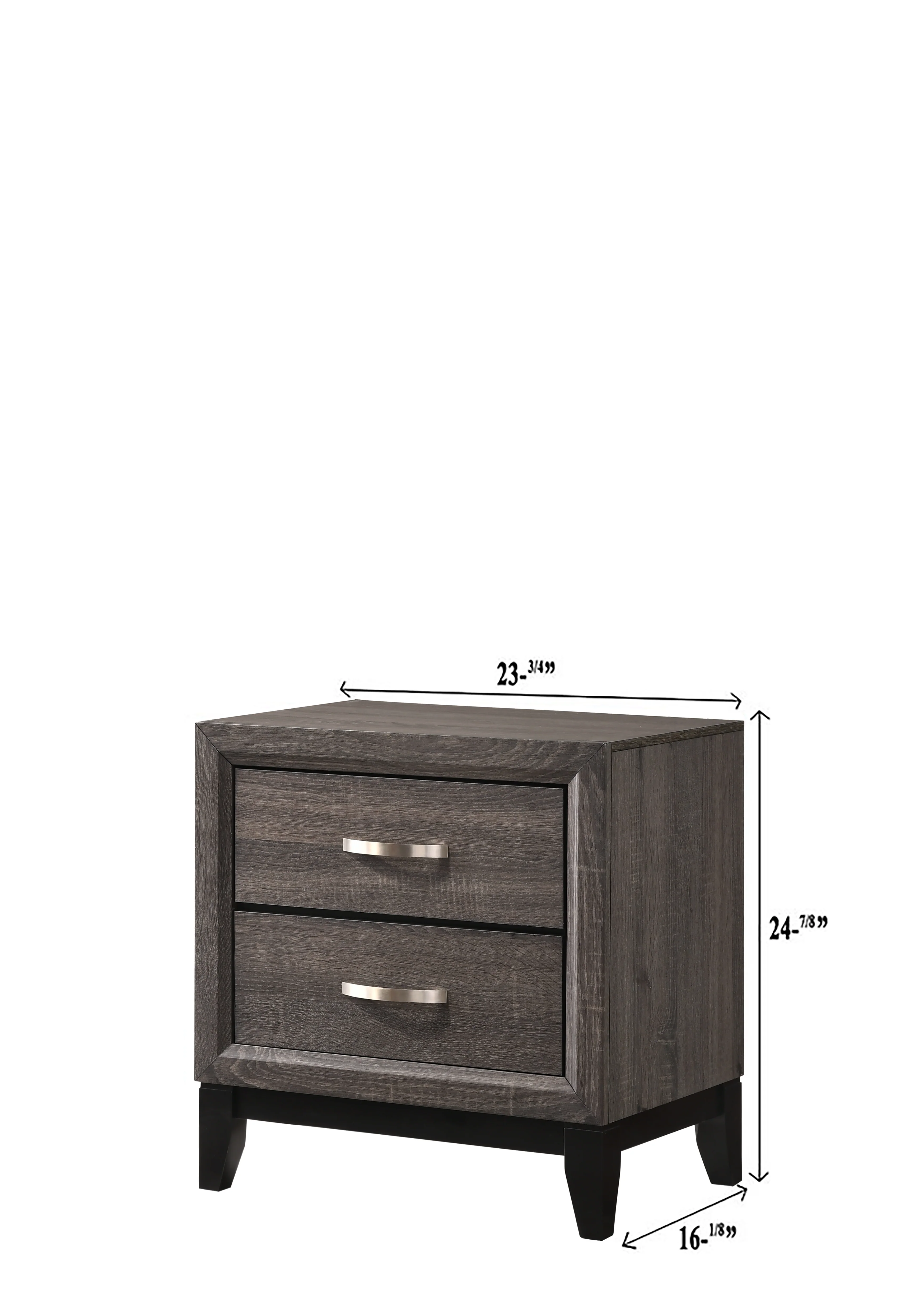 Akerson Night Stand Grey