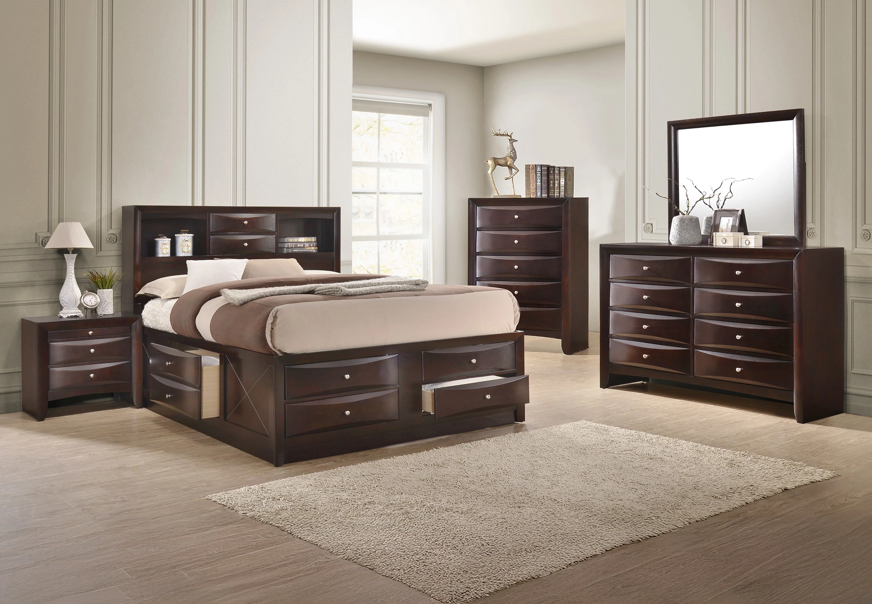 Emily Captains Bed Cherry