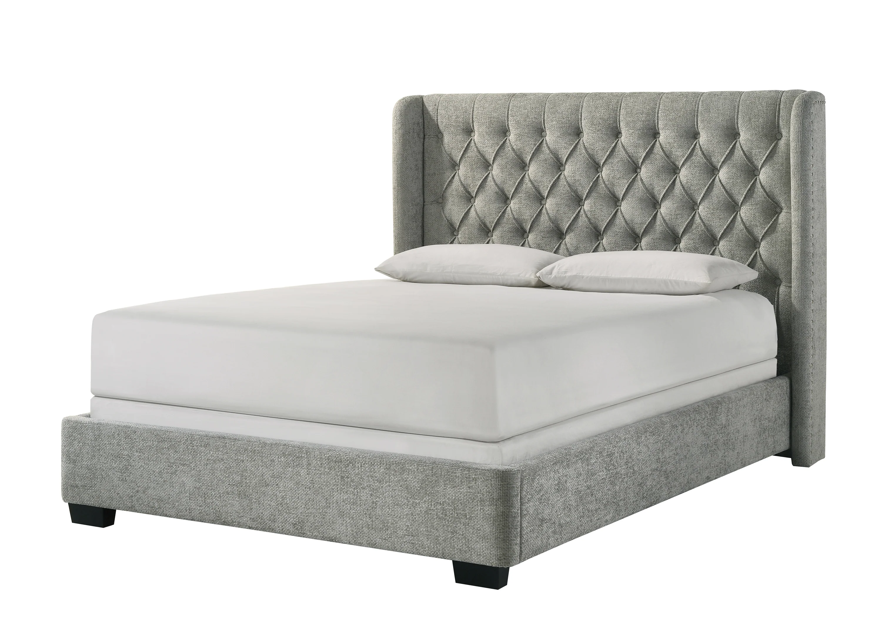 Daphne Bed L.Grey Tweed