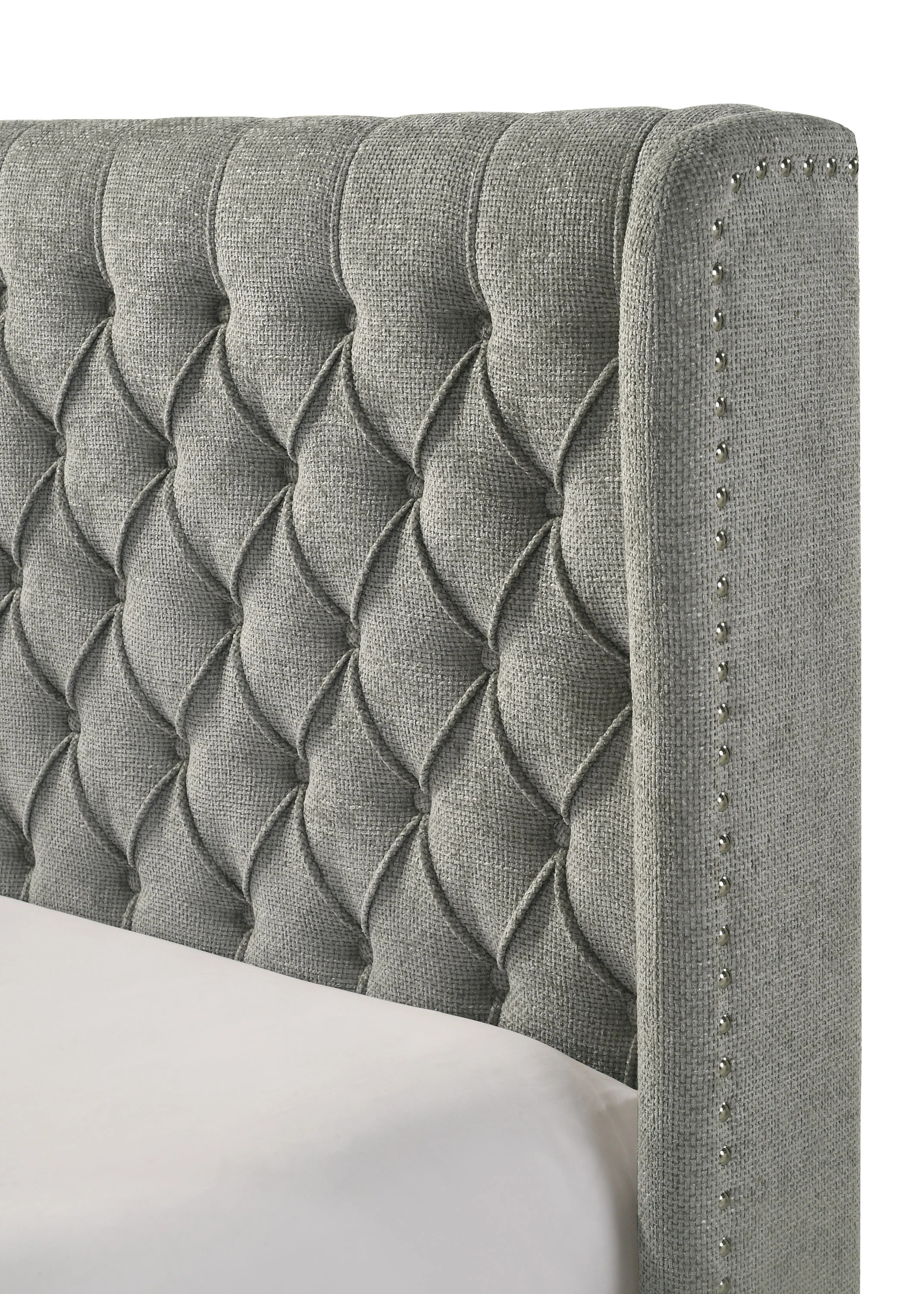 Daphne Bed L.Grey Tweed