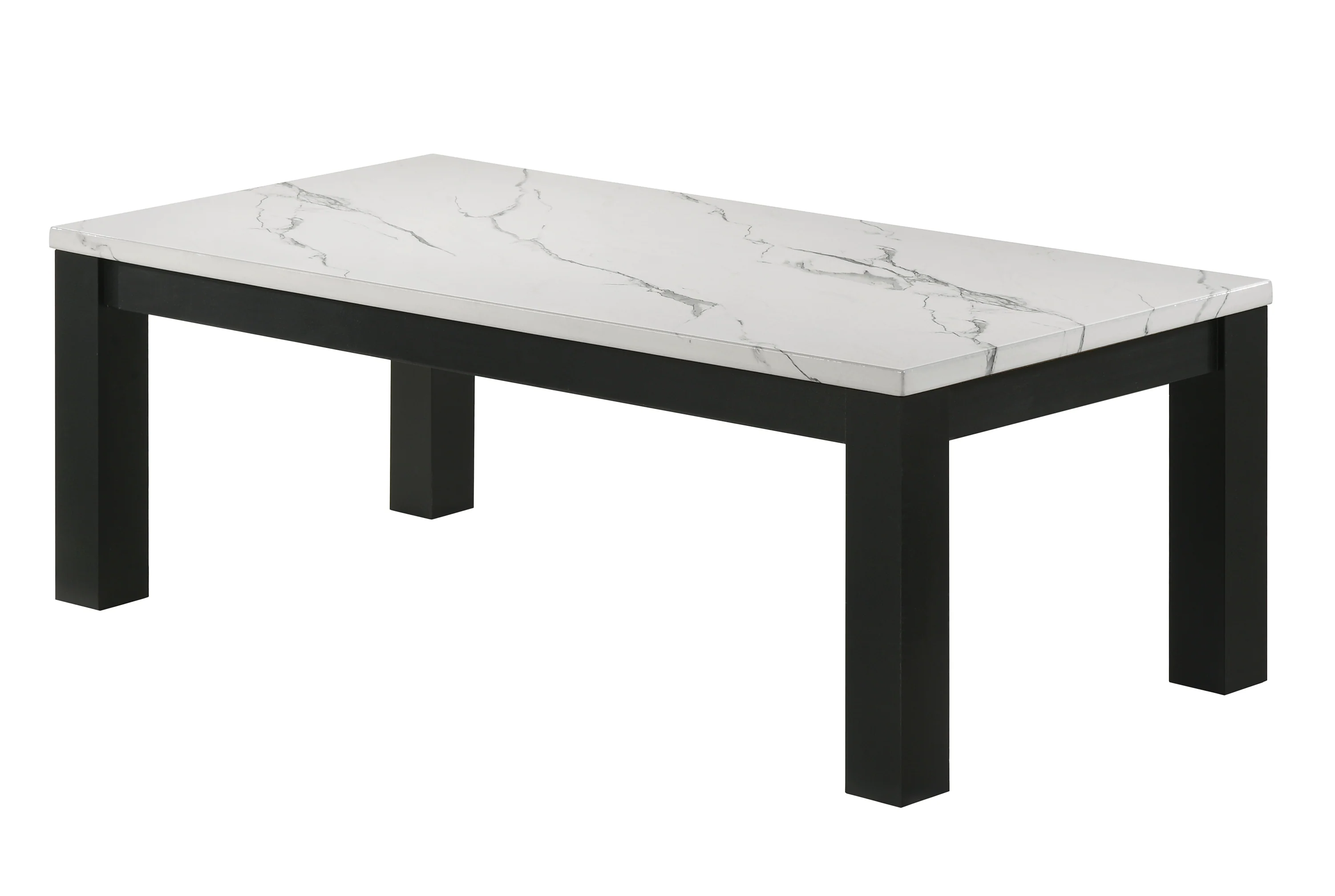 Ivy 3-Pk Faux Marble White Cocktail Set