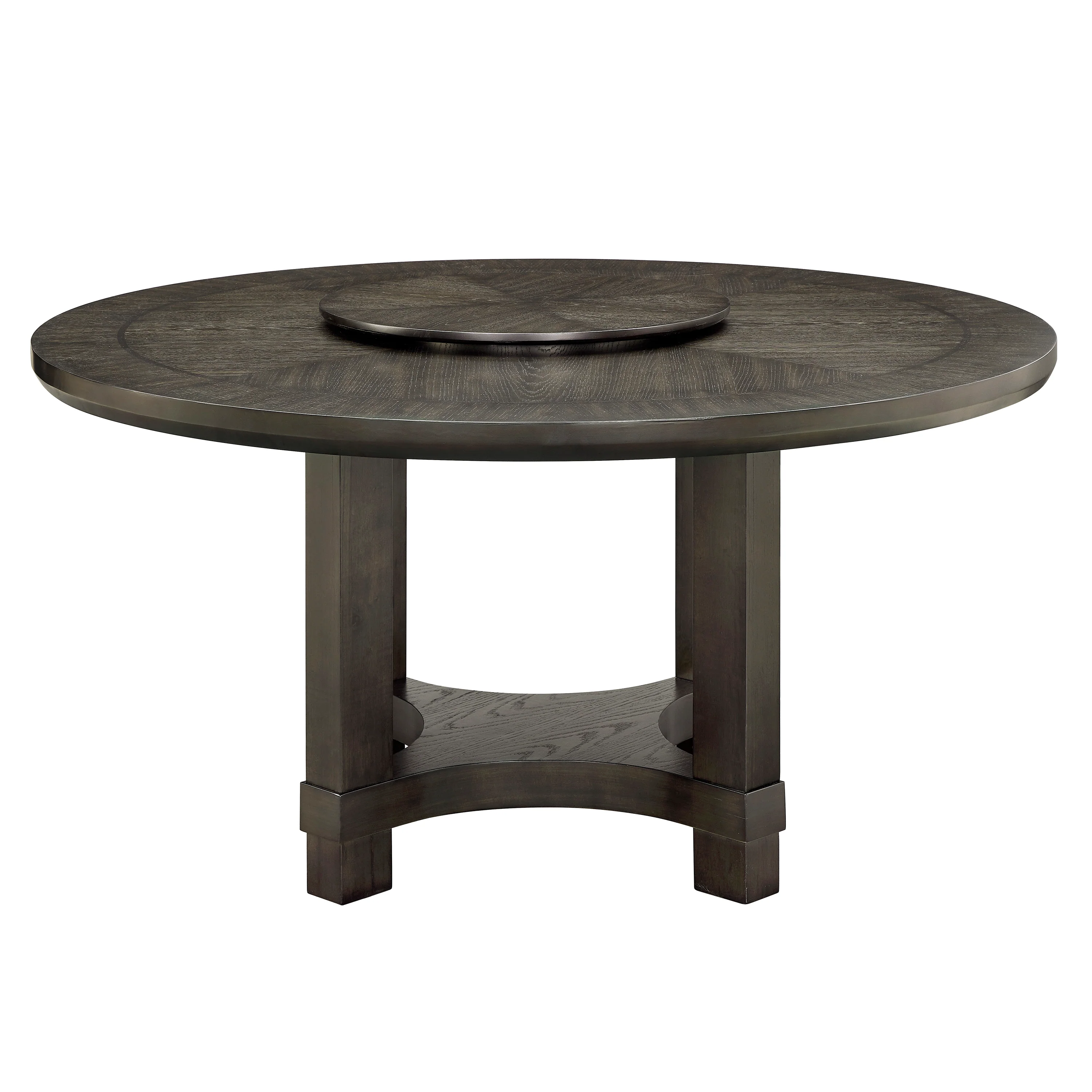 Jeffries Round Table W/ Lazy Susan