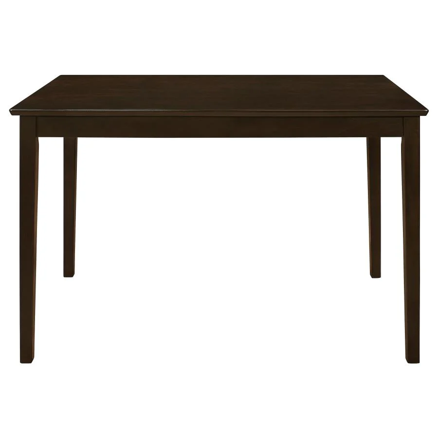 Guillen - 5 Piece Rectangular Dining Table Set - Cappuccino