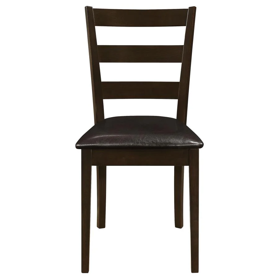 Guillen - 5 Piece Rectangular Dining Table Set - Cappuccino