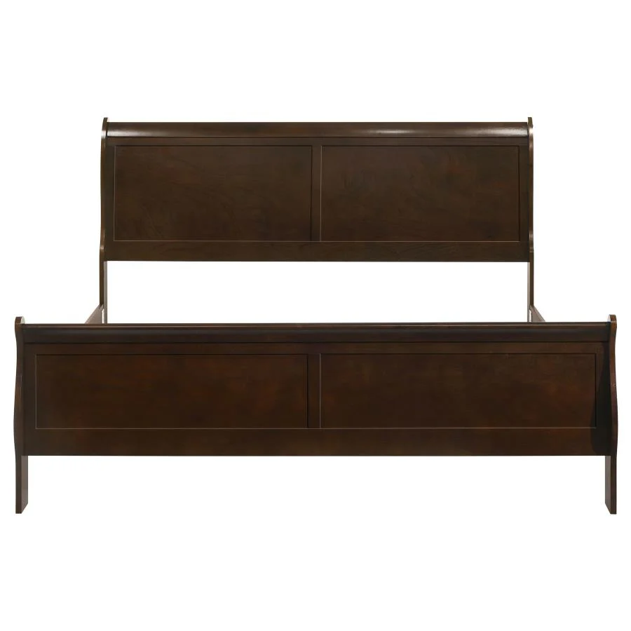 Louis Philippe - Panel Sleigh Bed