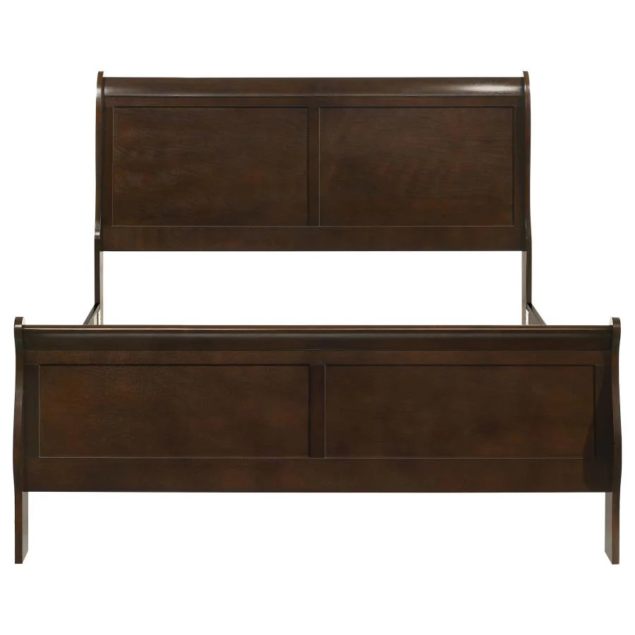 Louis Philippe - Panel Sleigh Bed