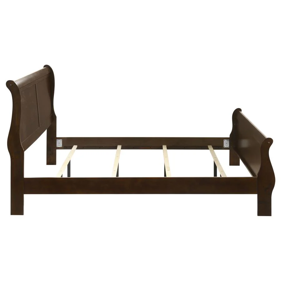 Louis Philippe - Panel Sleigh Bed