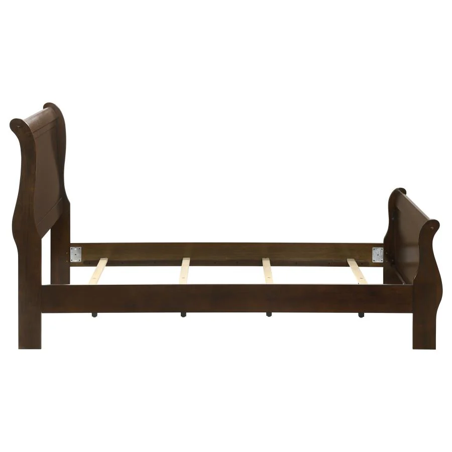 Louis Philippe - Panel Sleigh Bed