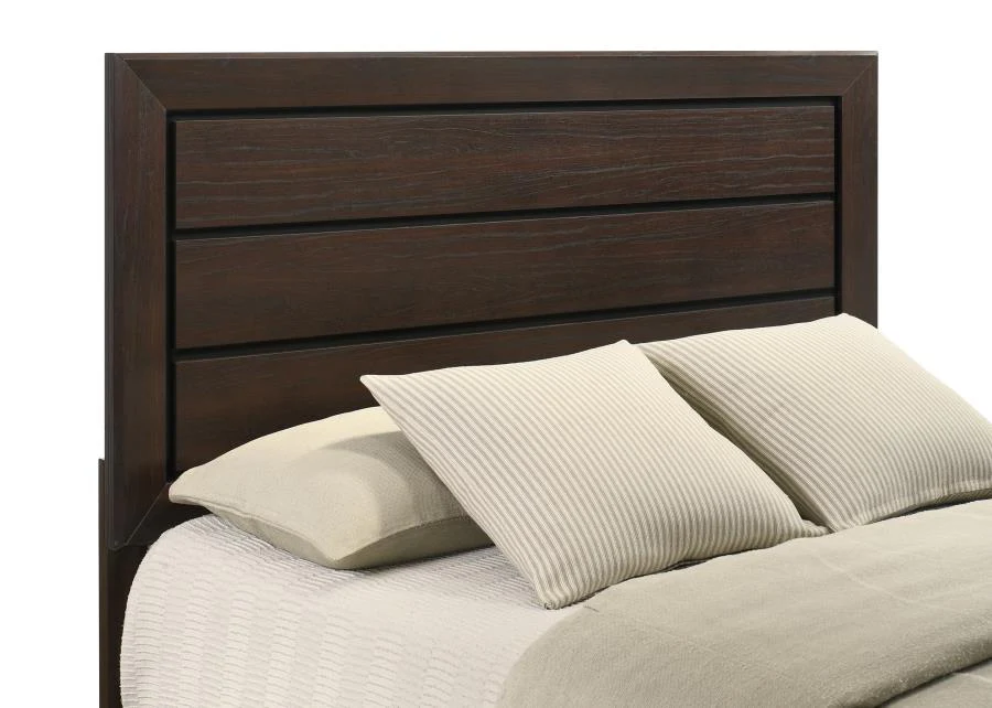 Kauffman - Transitional Panel Bed Bedroom Set
