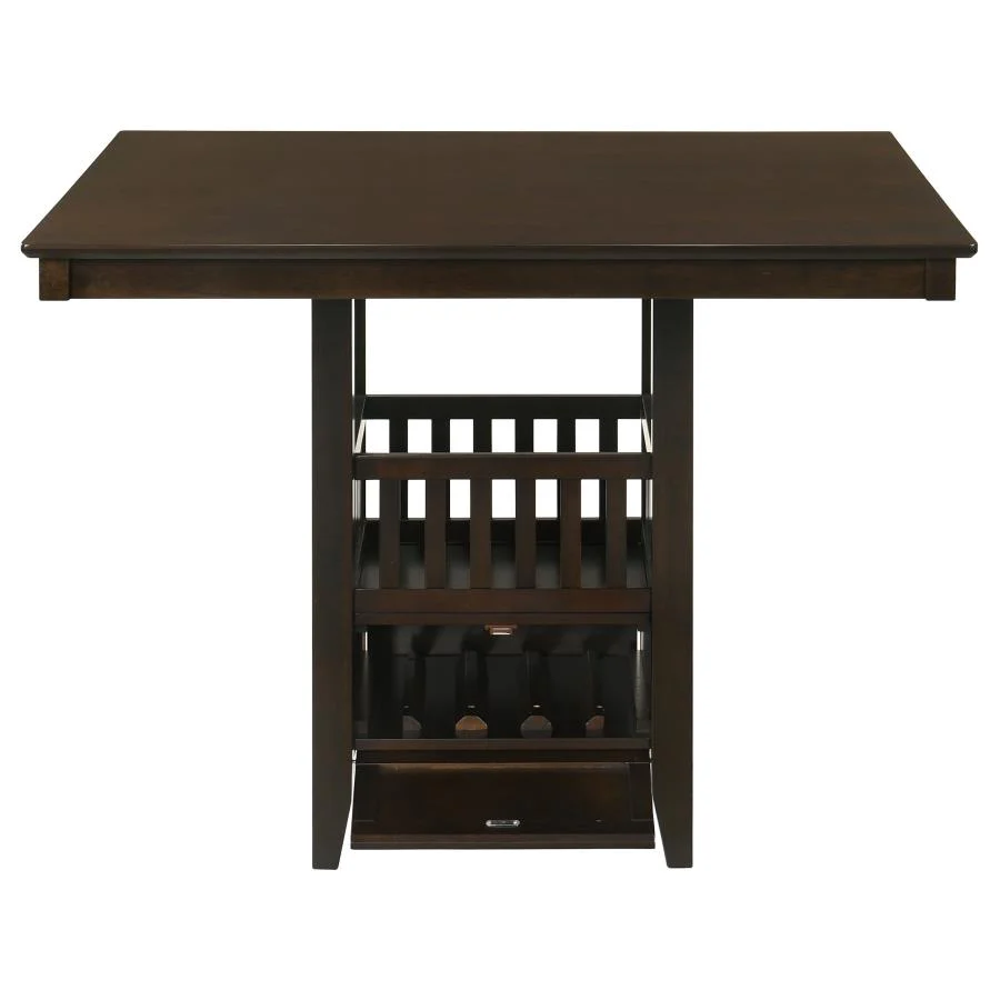 Jaden - Square Counter Height Dining Table - Espresso