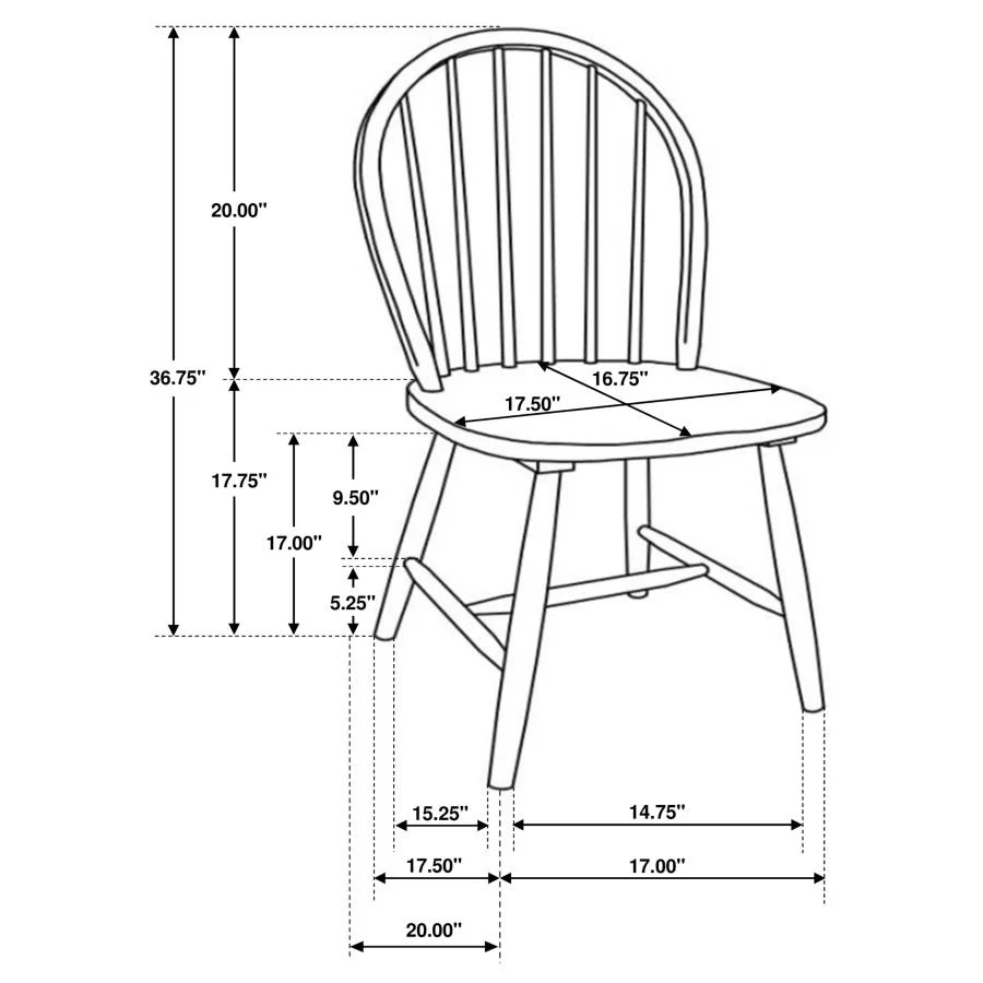 6891-cinder-wood-dining-side-chair-set-of-4-white-11.webp Cinder - Wood Dining Side Chair (Set of 4) - White