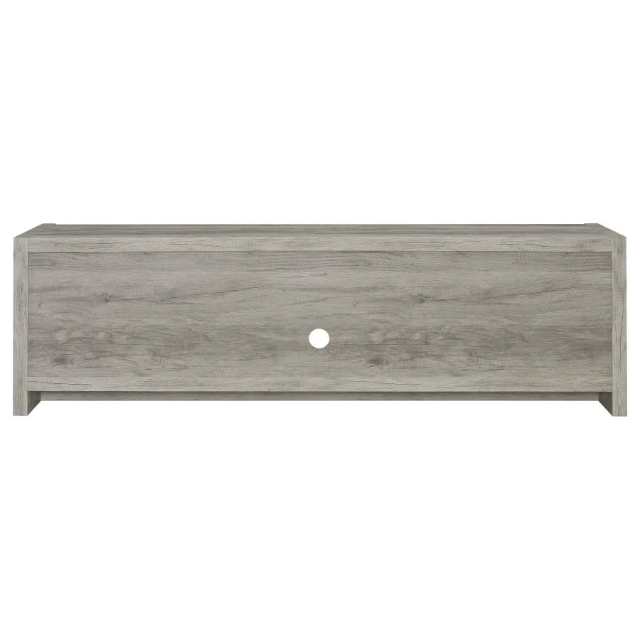 Burke - 2 Door Engineered Wood TV Stand - Gray Driftwood