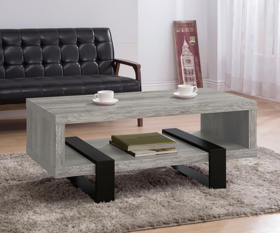 6899-dinard-engineered-wood-coffee-table-gray-driftwood-2.jpg Dinard - Engineered Wood Coffee Table - Gray Driftwood
