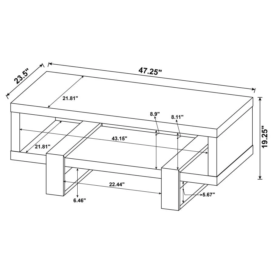 6899-dinard-engineered-wood-coffee-table-gray-driftwood-7.webp Dinard - Engineered Wood Coffee Table - Gray Driftwood
