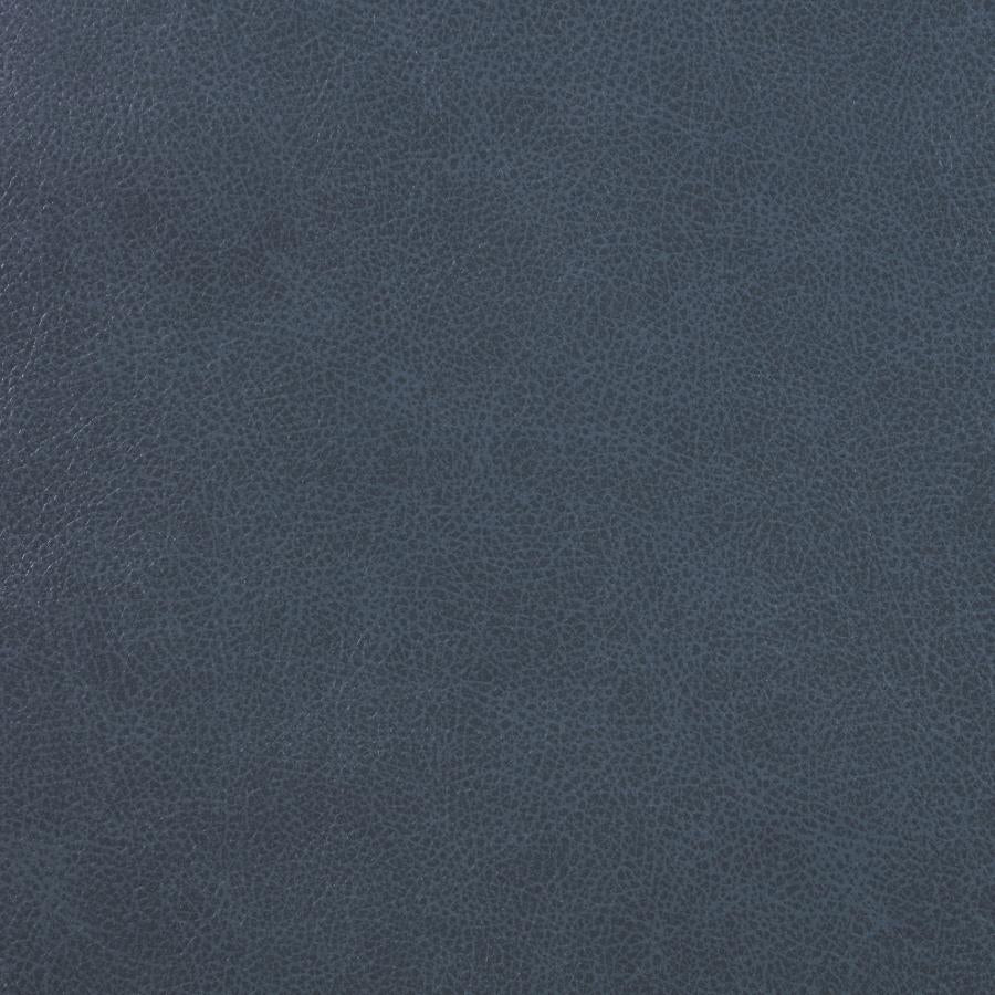 Sloane - Upholstered Padded Arm Reclining Loveseat - Blue