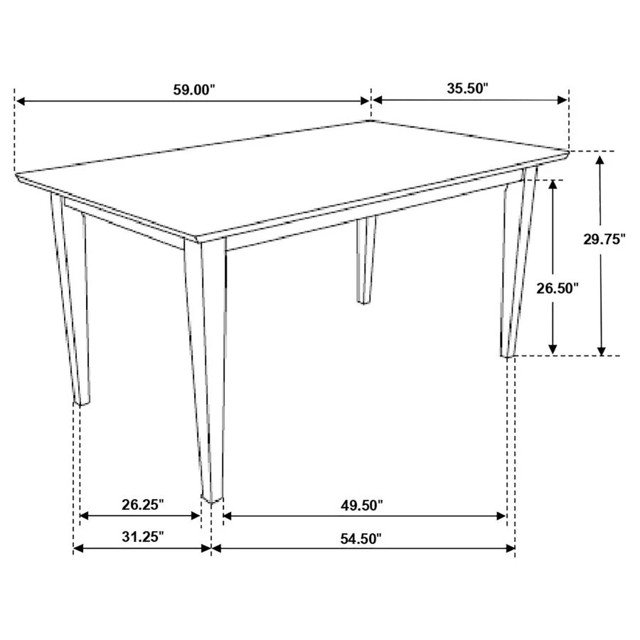 6924-gabriel-rectangular-wood-dining-table-cappuccino-7.webp Gabriel - Rectangular Wood Dining Table - Cappuccino