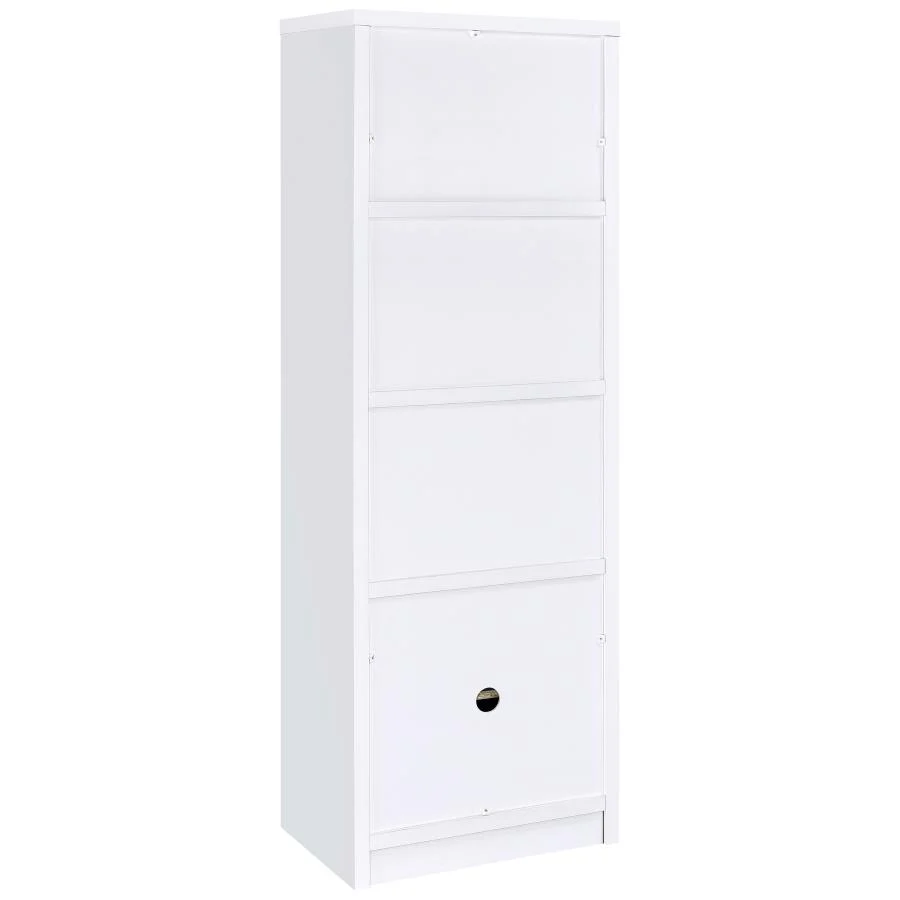 Laughlin - 3 Shelf Engineered Wood Media Tower