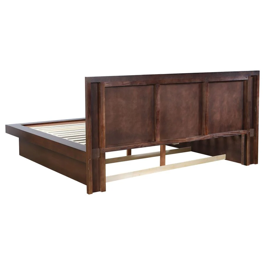 Jessica - Wood LED Panel Bed
