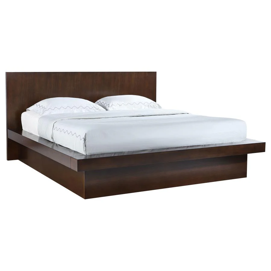 Jessica - Wood LED Panel Bed