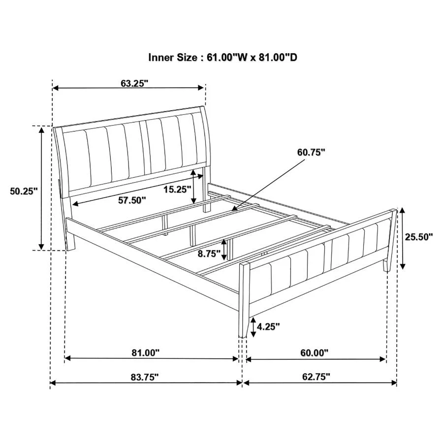 Carlton - Wood Panel Bed