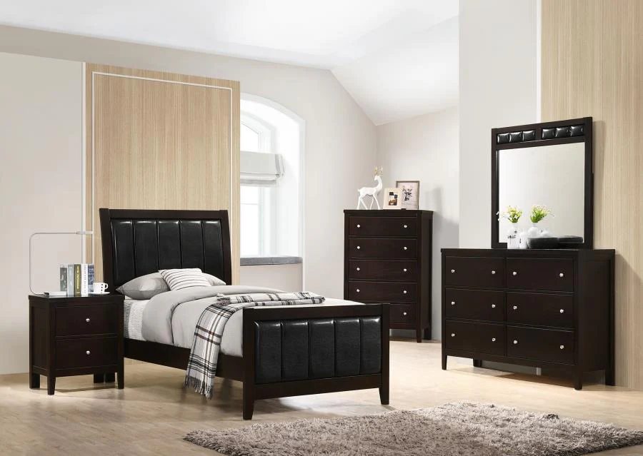 Carlton - Wood Panel Bed
