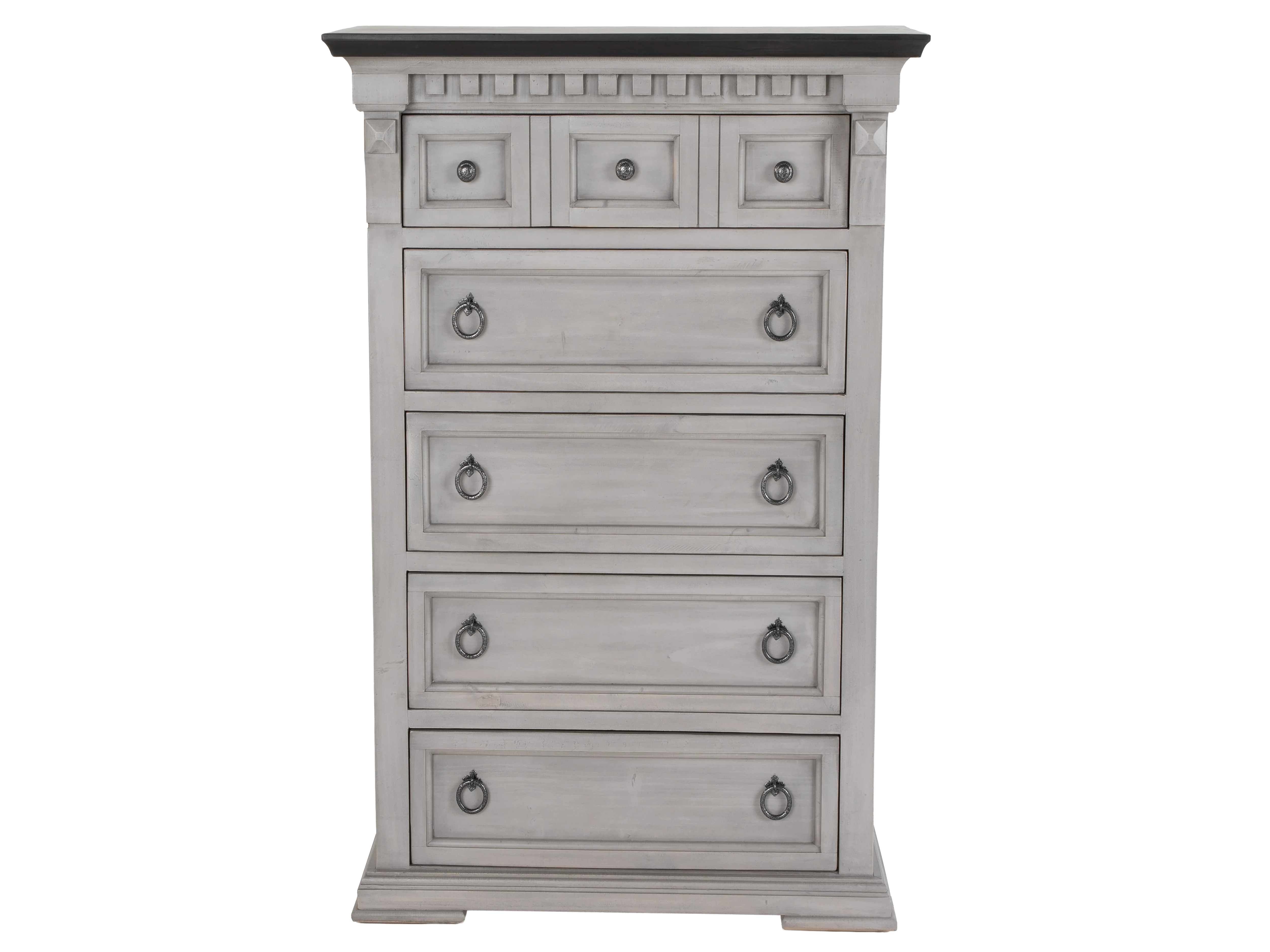 70-mission-crest-rustic-farmhouse-two-tone-chest-weathered-gray-white-with-dark-top-2.webp Mission Crest Rustic Farmhouse Two-Tone Chest – Weathered Gray/White with Dark Top