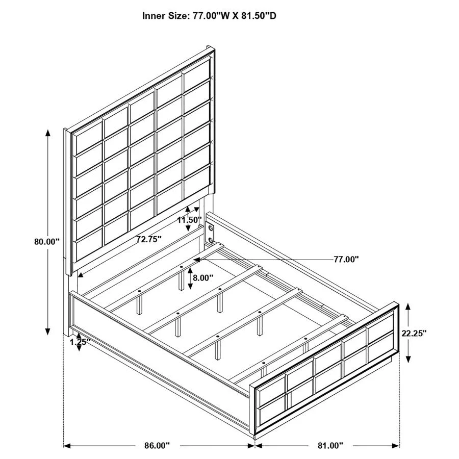 Durango - Wood Panel Bed