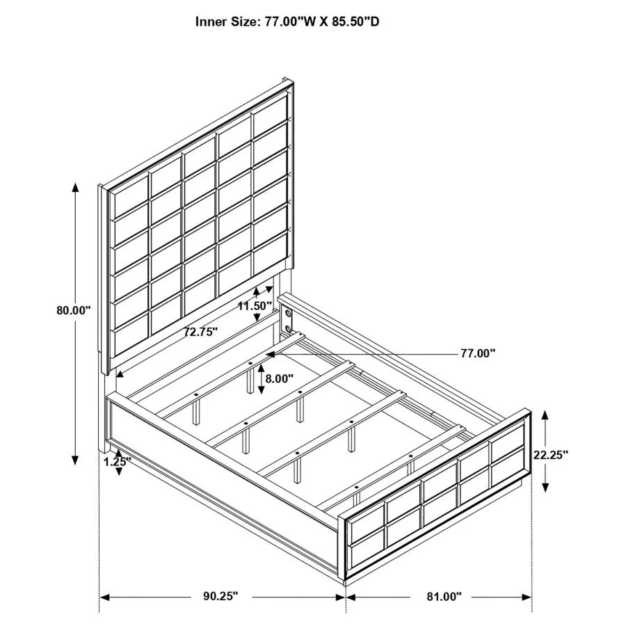 Durango - Wood Panel Bed