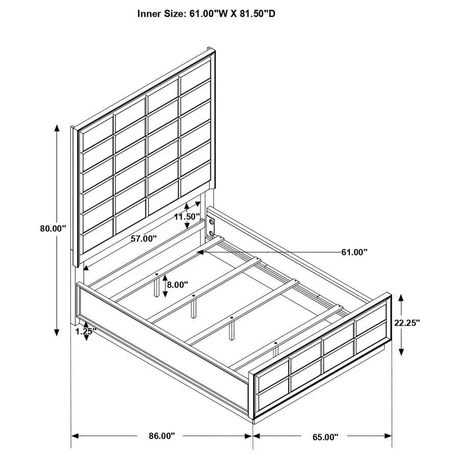 Durango - Wood Panel Bed