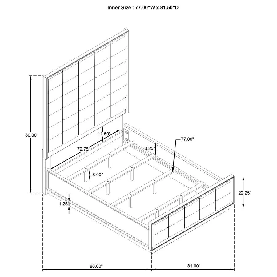 Durango - Wood Panel Bed
