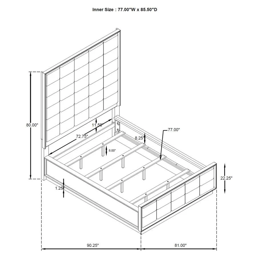 Durango - Wood Panel Bed