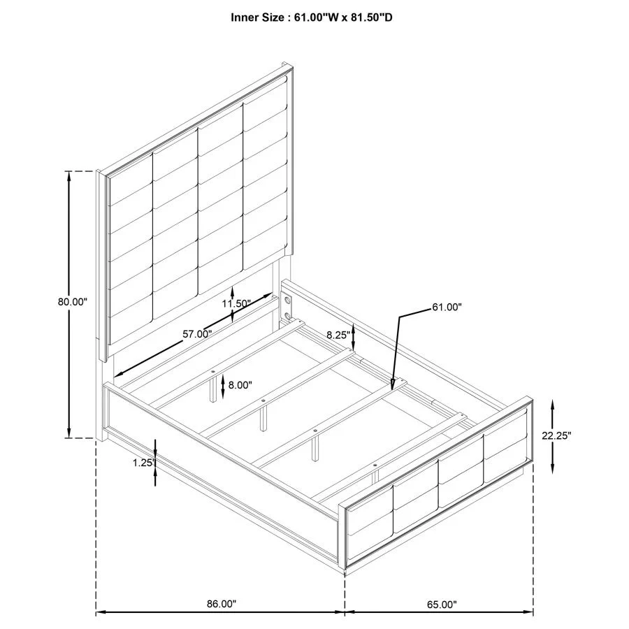 Durango - Wood Panel Bed
